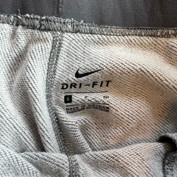 Nike Dri Fit Womens Sweatpants Gray Heathered Mid Rise Pockets Pull Ons S - Picture 7 of 7